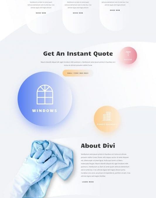 Window Cleaning Landing Page